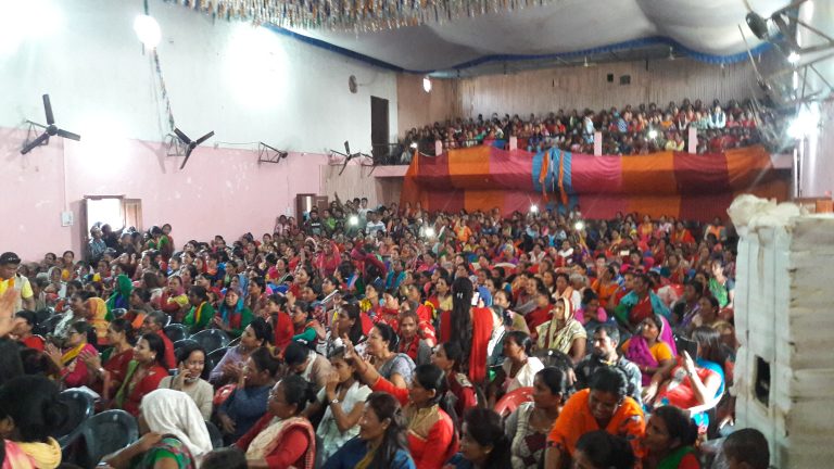 नेपाली कांग्रेसकाे महिला कार्यकर्ता भेला नवलपरासीको बर्दघाटमा