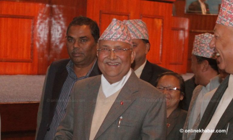 प्रधानमन्त्री ओलीलाई तीन चौथाइ सांसदको विश्वास मत