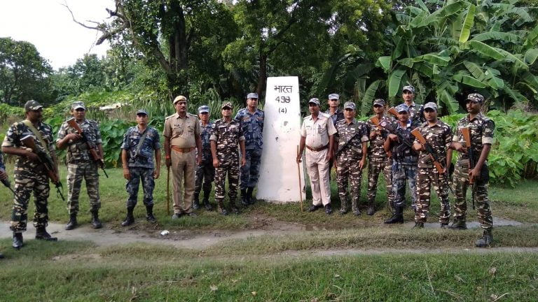 नवलपरासीमा सिमा सुरक्षाको लागी नेपाल र भारत बिच संयुक्त गस्ती