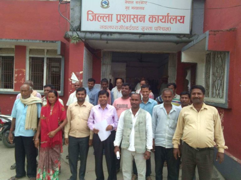 स्वतन्त्र मधेश गठबन्धनले प्रजिअलाई ज्ञापन पत्र