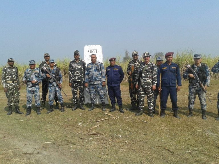 सीमामा संयुक्त गस्ती