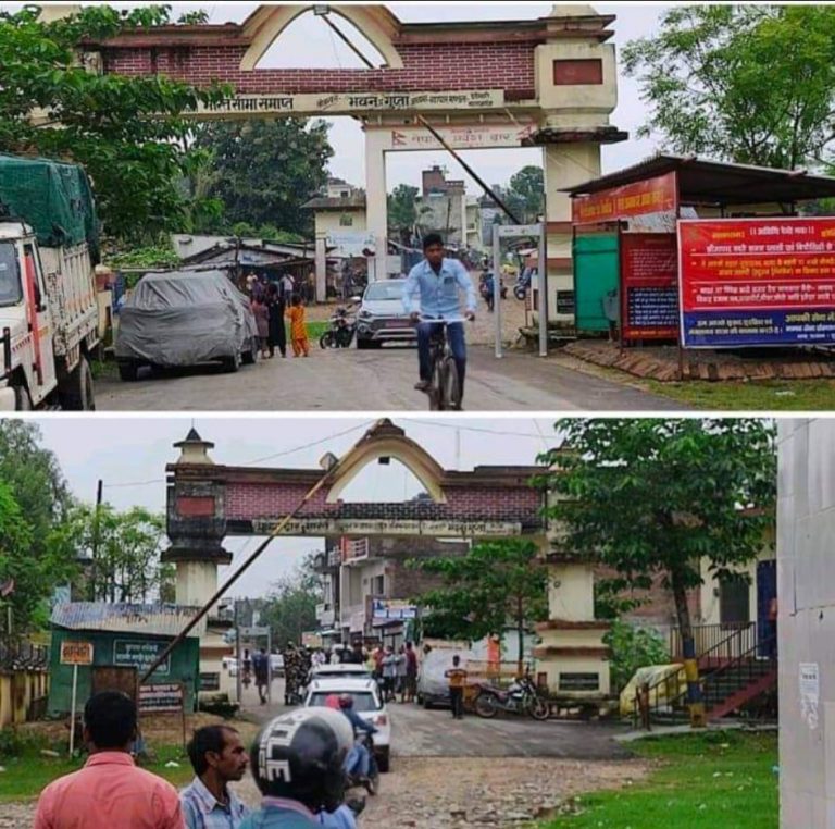 नवलपरासीकाे महेशपुर नाका खुल्याे, पटाखा पड्काएर भारतीय व्यापारीले मनाए खुशियाली