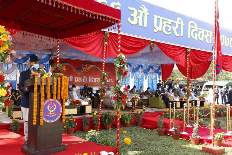 प्रधानमन्त्री शेरबहादुर देउवाको प्रमुख आतिथ्यमा ६६औं प्रहरी दिवस २०७८ सम्पन्न