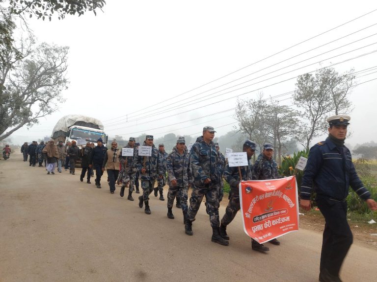 महेशपुरमा मनाइयो राष्ट्रिय भूकम्प सुरक्षा दिवस