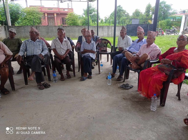 कलस्टरको भेला पृथ्वी वस्तीमा सम्पन्न