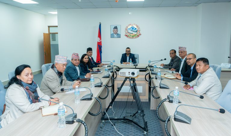 संविधान संशोधन बहसपत्र तयार गर्ने कार्यदलको पहिलो बैठक सम्पन्न